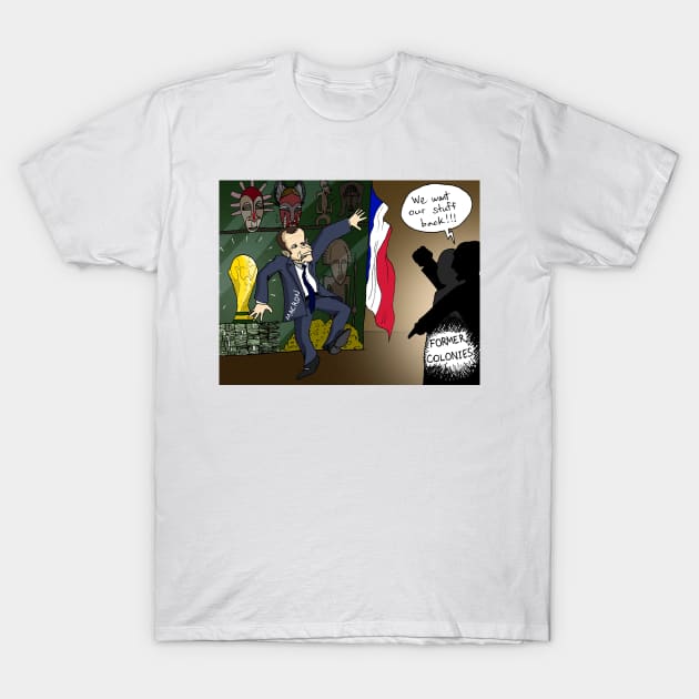 France World Cup T-Shirt by Felipe.Makes.Cartoons